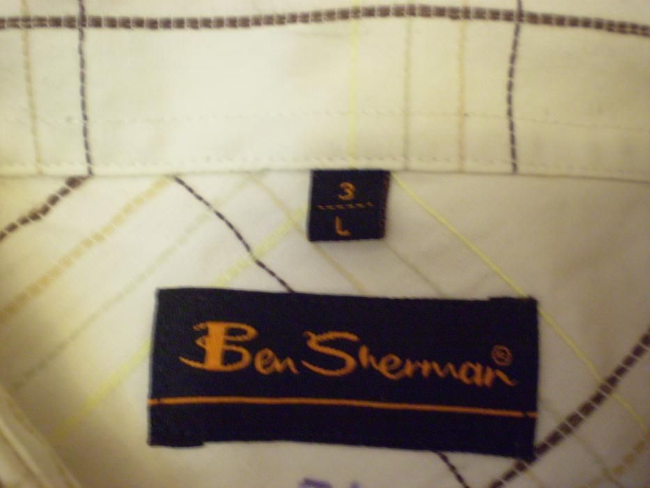 Camasa BEN SHERMAN 100% bumbac : original casual sport - marimea 3 / L