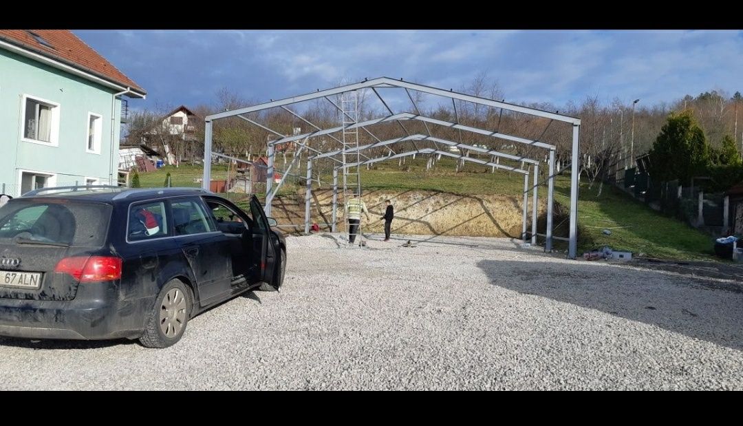 Vand hale metalice din europrofile 10*12
