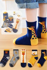 Детски чорапки с размери 1-12 год възраст 5 чифта