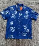 Camasa Superdry Hawaiian/inflorata/flori albastru