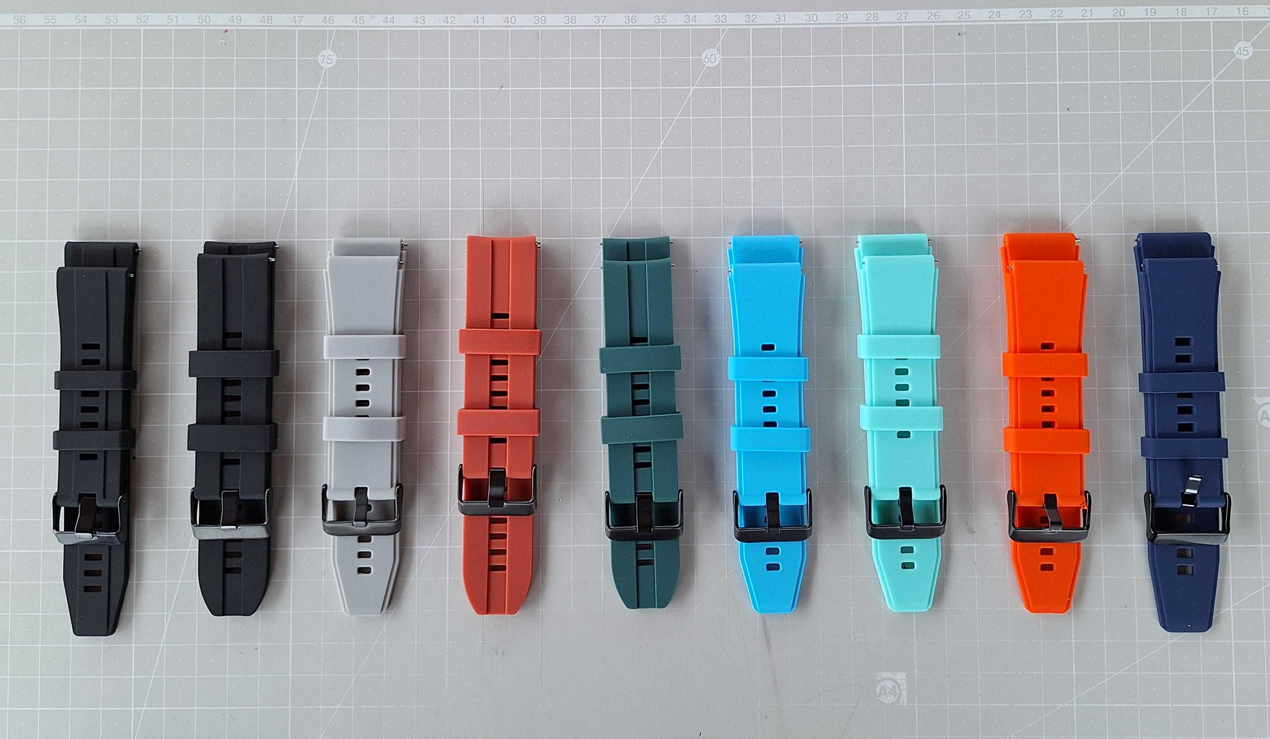 Силиконови каишки за часовници Garmin, Huawei, Samsung, Xiaomi и др.