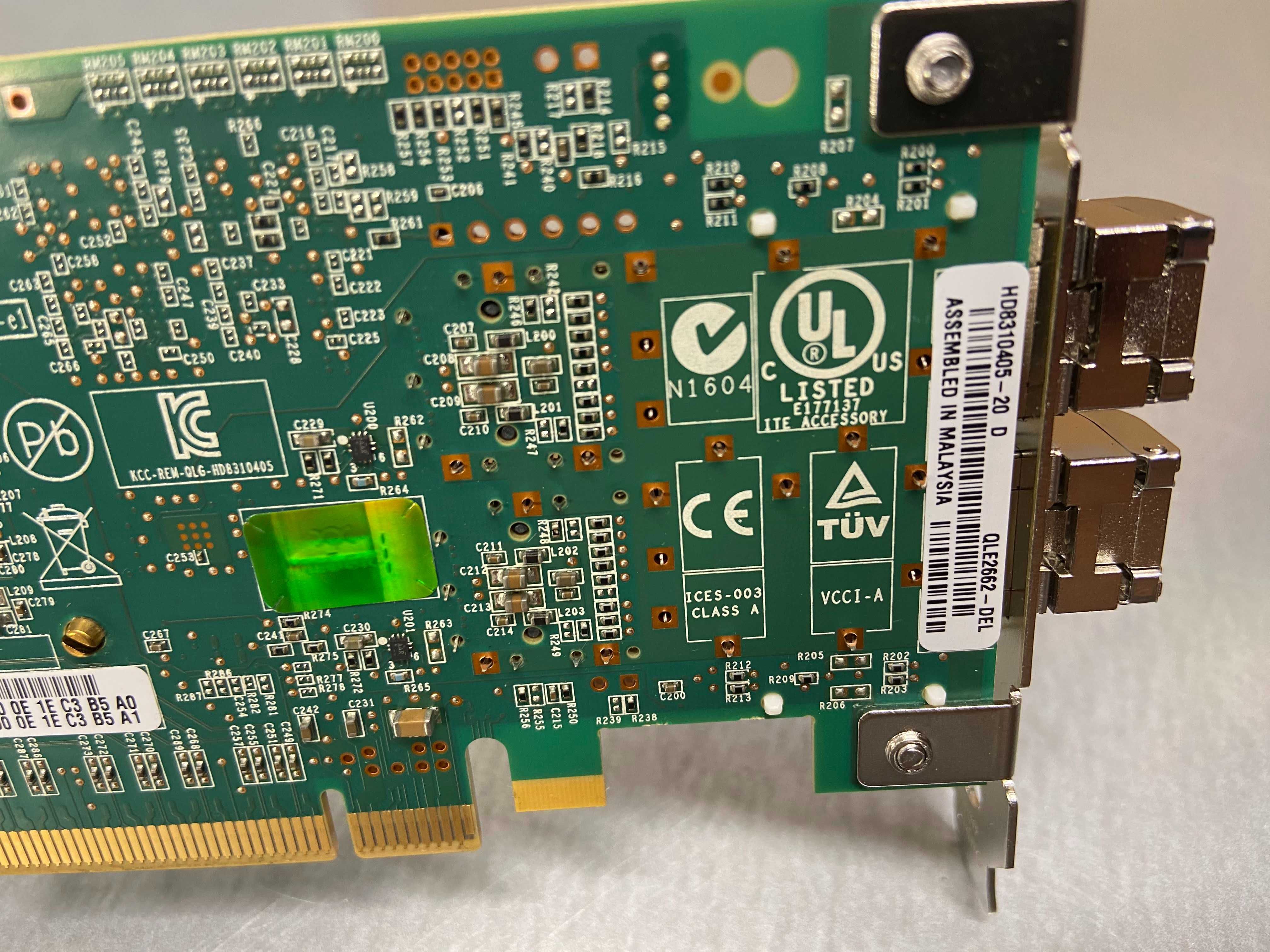 Адаптер Qlogic QLE2662 Dual Port 16Gbps Fiber Channel HBA FC