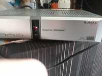 Receiver Humax premier și radio cu ceas