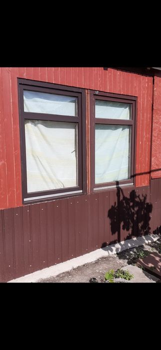 Geam  din lemn cu sticla mată