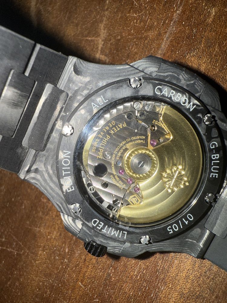 Patek Filippe nautilus carbon