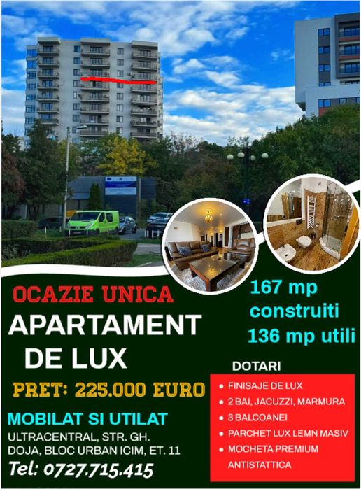 Ploiesti  Strada Gheorghe Doja 3 camere 225000 euro
