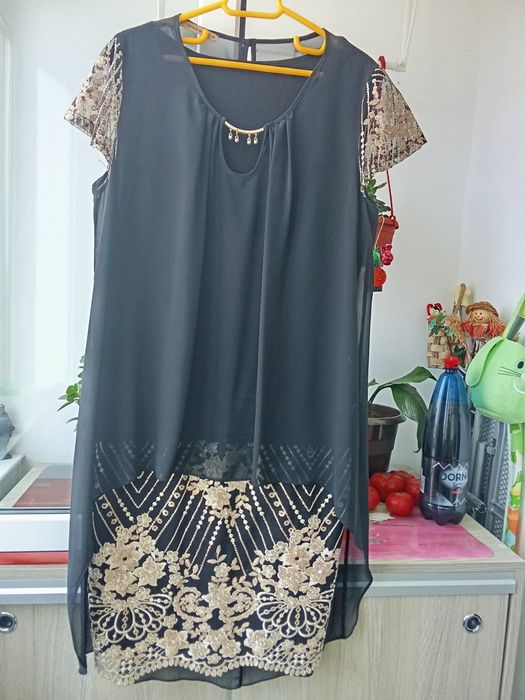 Rochie eleganta  lucrata manual