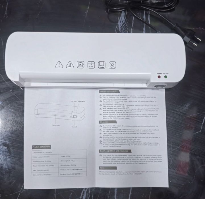 Laminator A4 xitoy / Ламинатор формата А4.