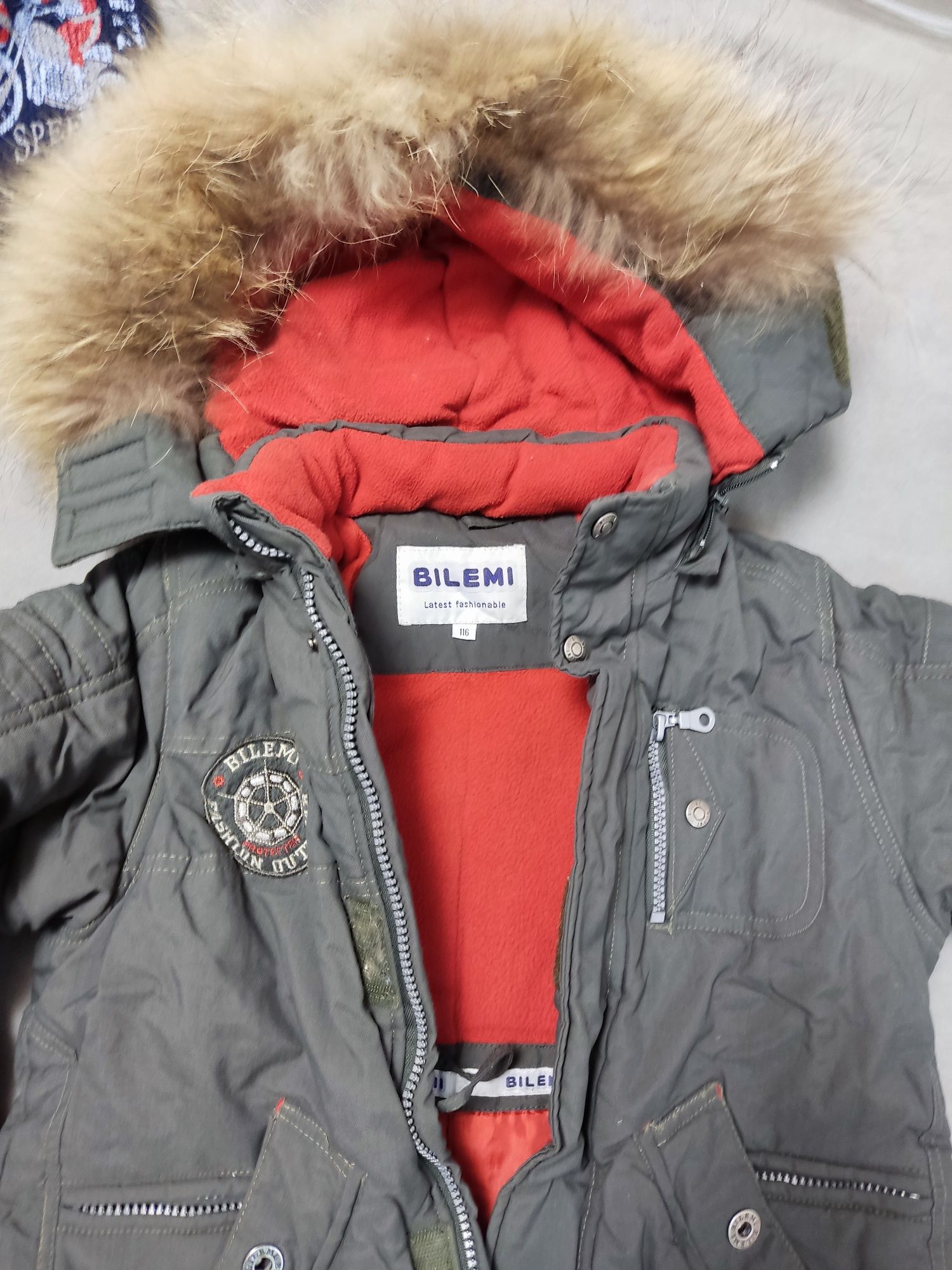 Зимний комплект (куртка+ комбинезон) Bilemi, 116 рост + шапка за 5000