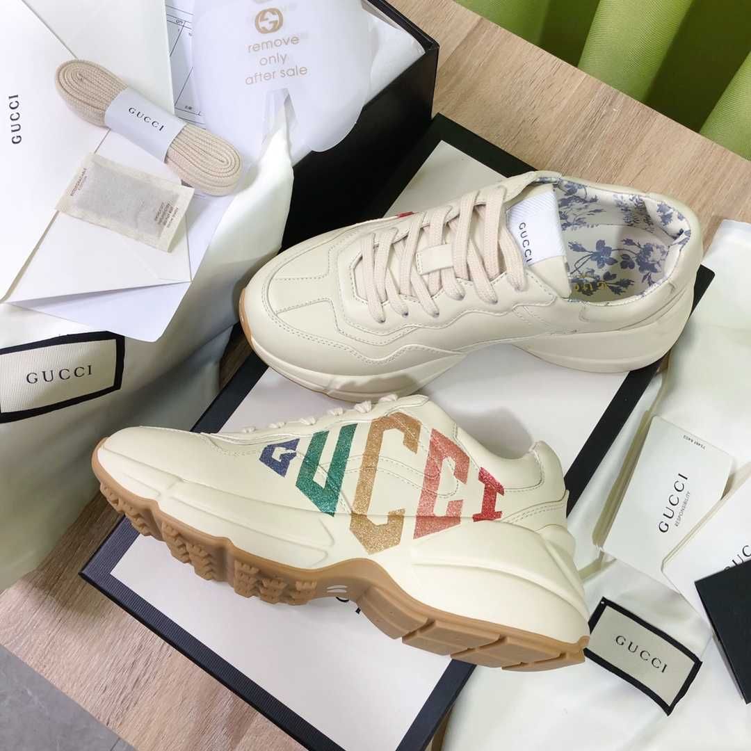Adidasi Gucci Rhyton Glitter /marimi 35-40/ tip Premium