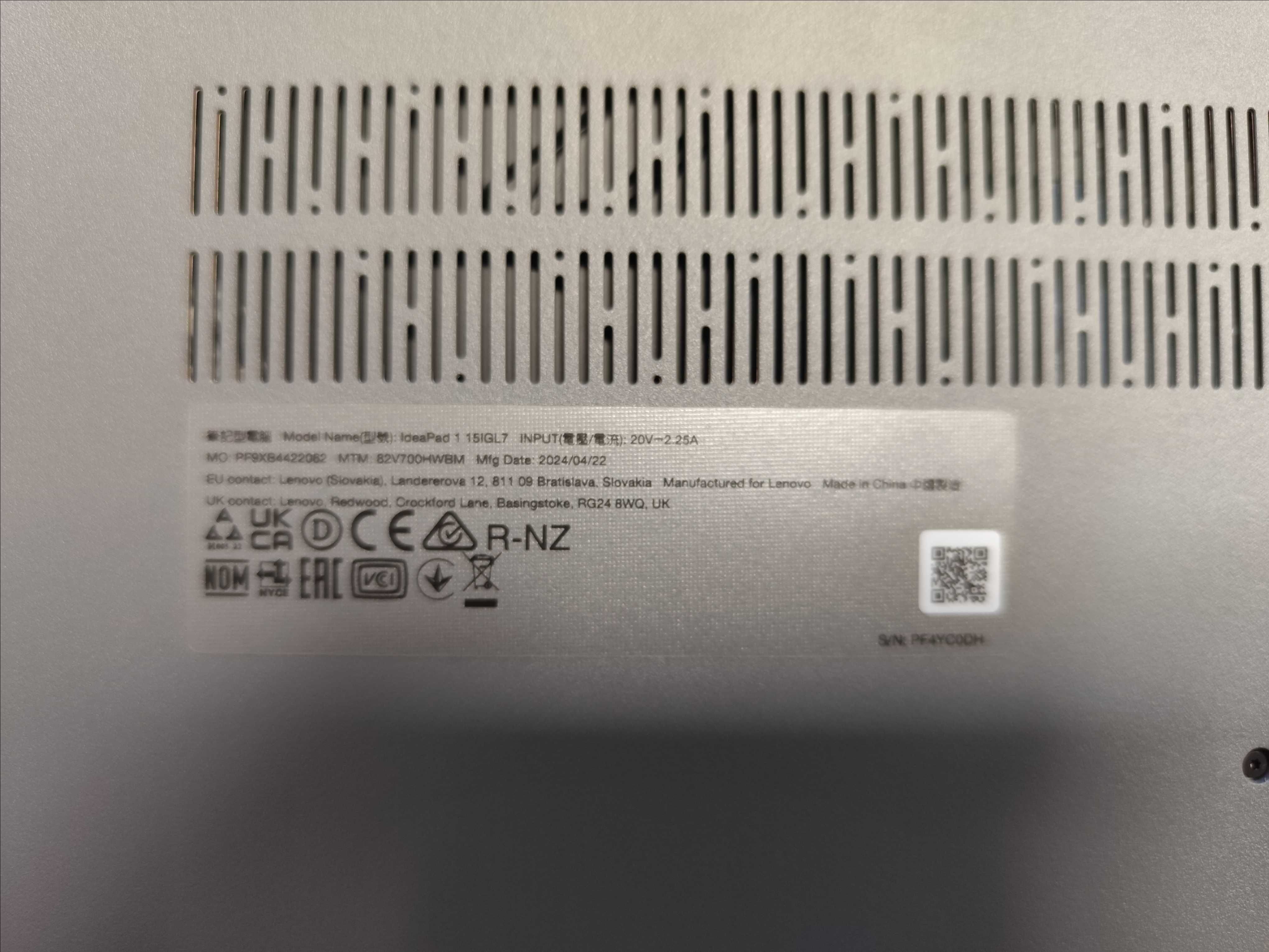 Лаптоп Lenovo Idealpad 1 15IGL7