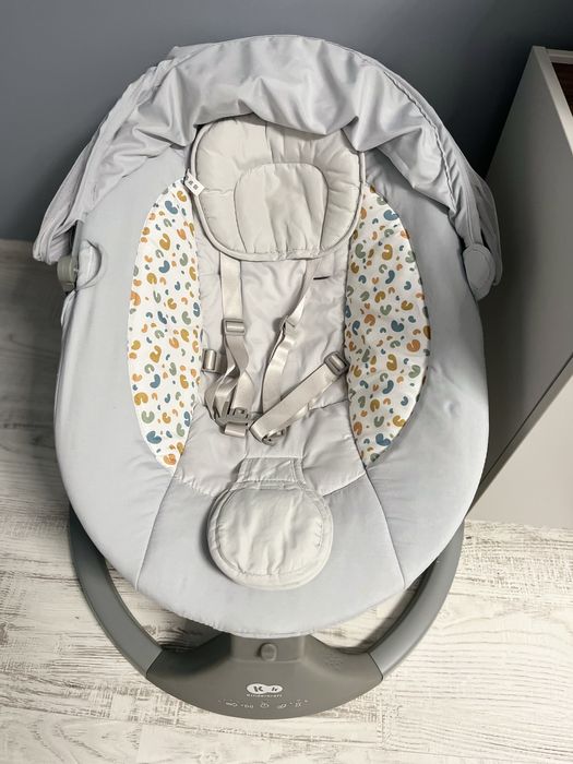 Leagan electric KinderKraft LUMI 2, Gri deschis