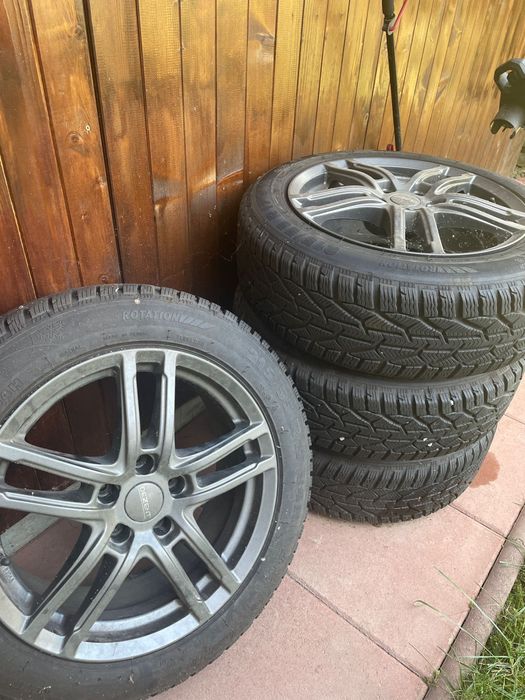 Vand jante  cu cauciucuri ca noi - 215/55/17 seat ateca vw