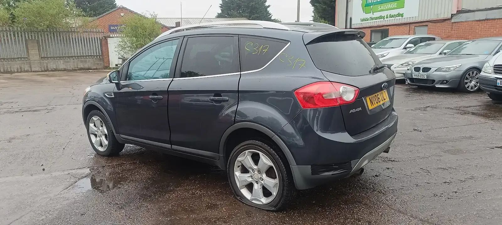 Dezmembrari / Dezmembrez Ford Kuga I 2.0 C20DD0X cutie viteze manuală 6 trepte cod culoare Sea Grey (Metallic)
