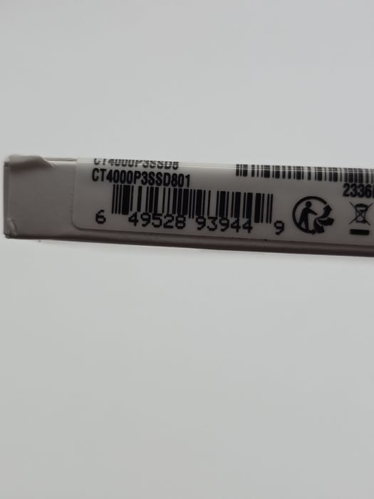 SSD Crucial P3 4TB M.2 (CT4000P3SSD8), SIGILAT