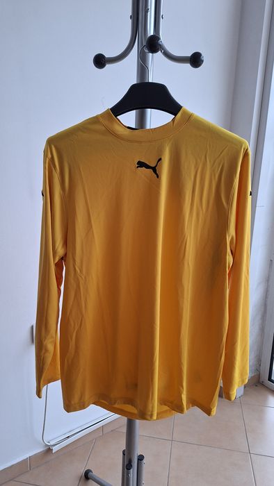 Спортна блуза с дълъг ръкав PUMA V5.06 LS SHIRT Team Yellow Black