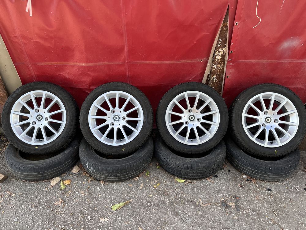 15” 4.5j ET23.5/5.5j ET25 Оригинални Алуминиеви джанти за Smart fortwo