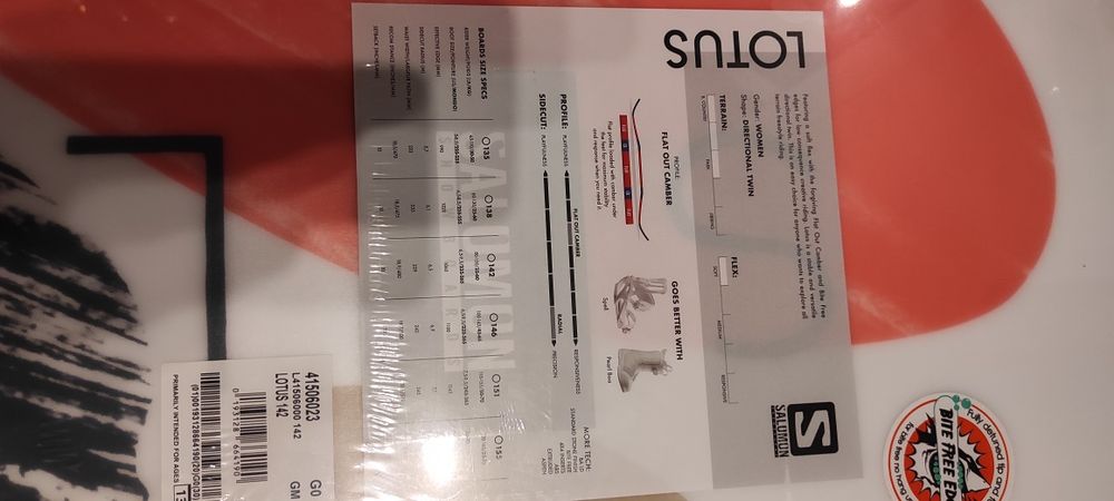 Salomon lotus 142 snowboard