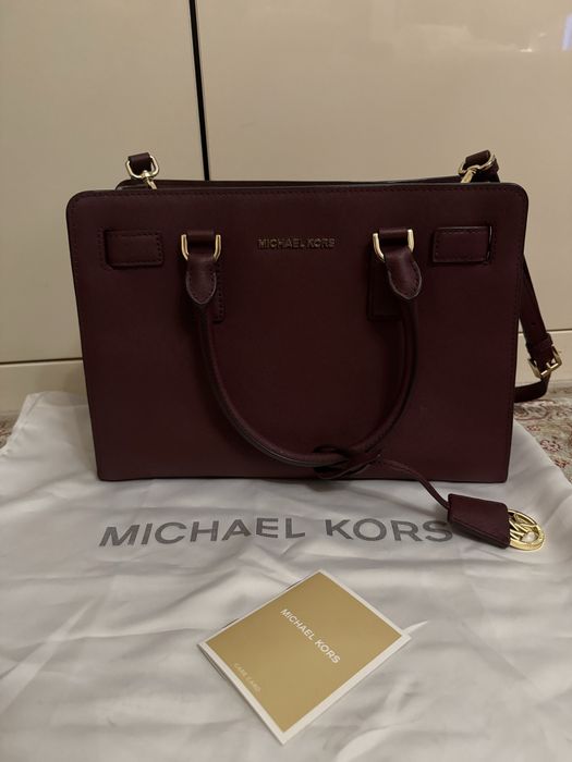 Geanta Michael Kors, Burgundy/Visinie, Conditie Excelenta