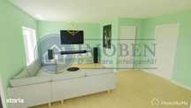 Casa cu pompa de caldura-2 dormitore-Living-Bucatarie-Baie-Teren 500m