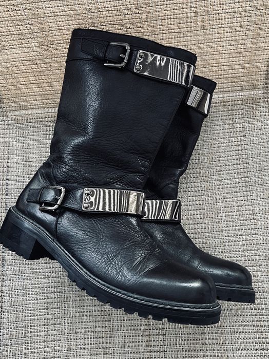 Ултрамодерни байкърски ботуши Ioannis естествена кожа