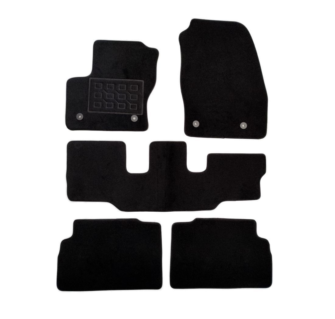 Covorase mocheta Ford C-Max 3 Grand 2013-prezent, Negre, set de 4 Buc.