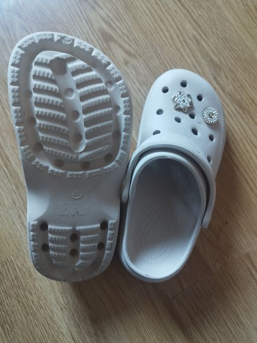 Крокс/Crocs имитация, бежов 36
