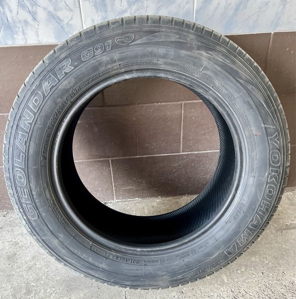 Шины Yokohama Geolandar G91 225/65 R17 SUV б/у Экибастуз