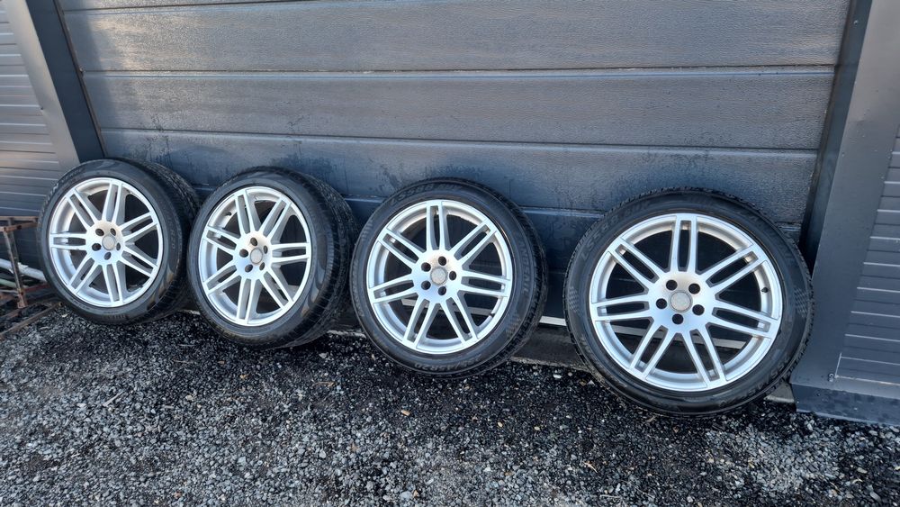 Jante Audi 5x112 pe 20 cu anvelope 255/45 R20 dot 2024