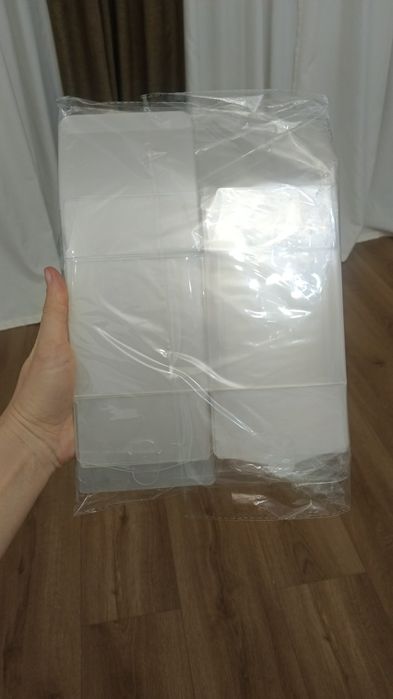 Прозрачная коробка ПВХ 10*10*10 упаковка