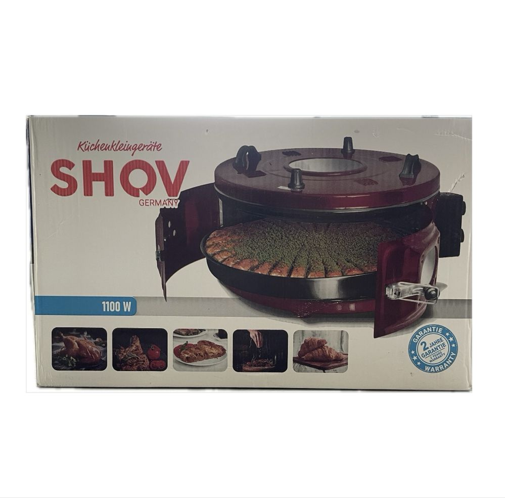 Електрическа кръгла фурна SHOV Germany, 1100W + ГАРАНЦИЯ