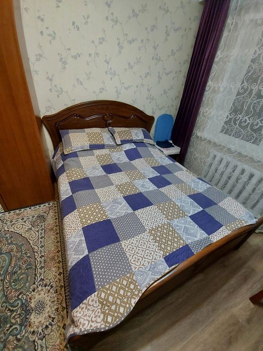 Кровать с матрацом+наматрасником