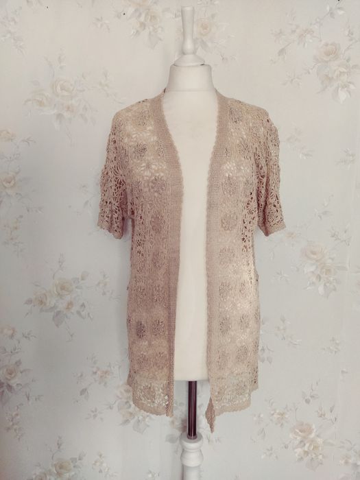 Cardigan croșetat manual