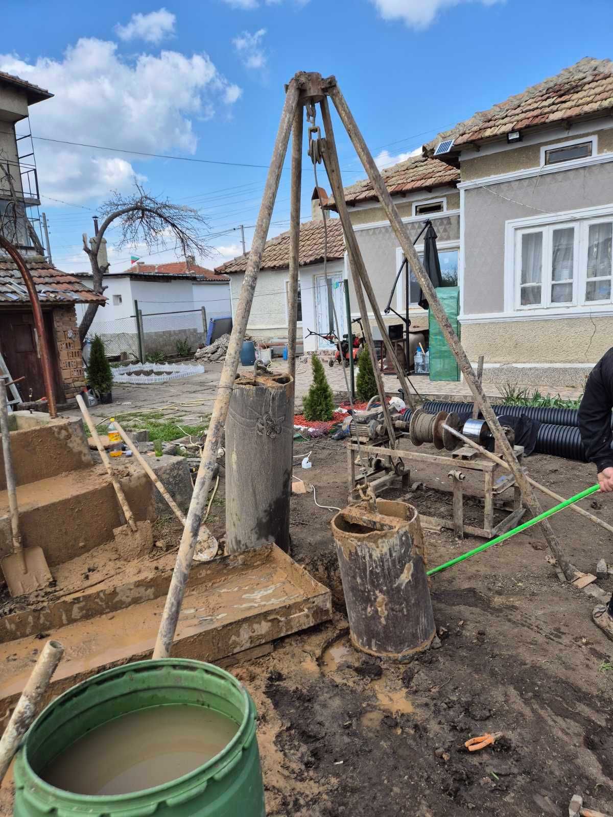 Изкопаване на кладенци и сондажи за вода