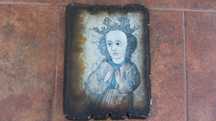 Icoana,Tablou vechi pe lemn 40cm\30cm\3cm vintage