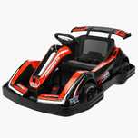 Masinuta-Kart pt. 3-11 ani, Racing 90W 12V 7Ah, telecomanda, Rosie