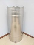 Butoi INOX 105 L cu capac cu filet si garnitura cadou robinet din INOX