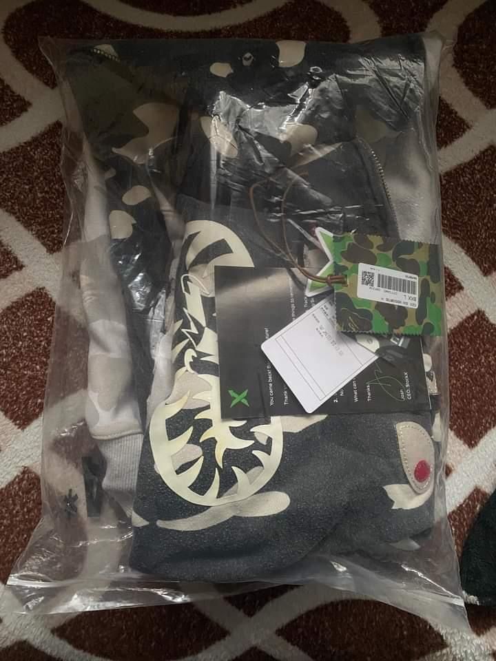 vand bape hoodie duo