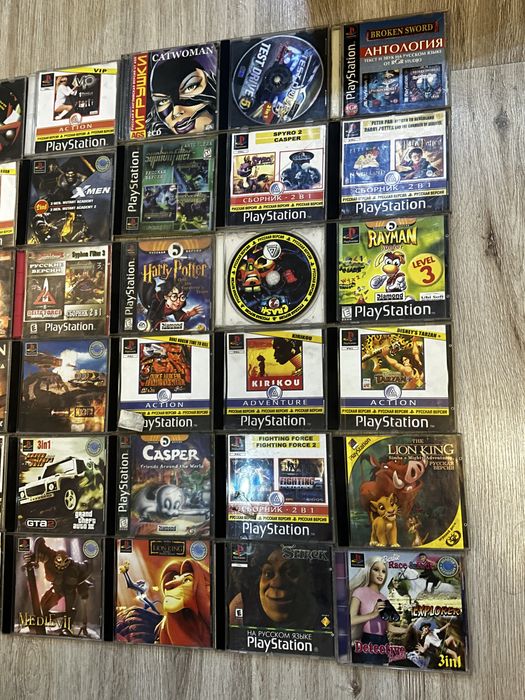 Диски и игры на Sony Playstation 1