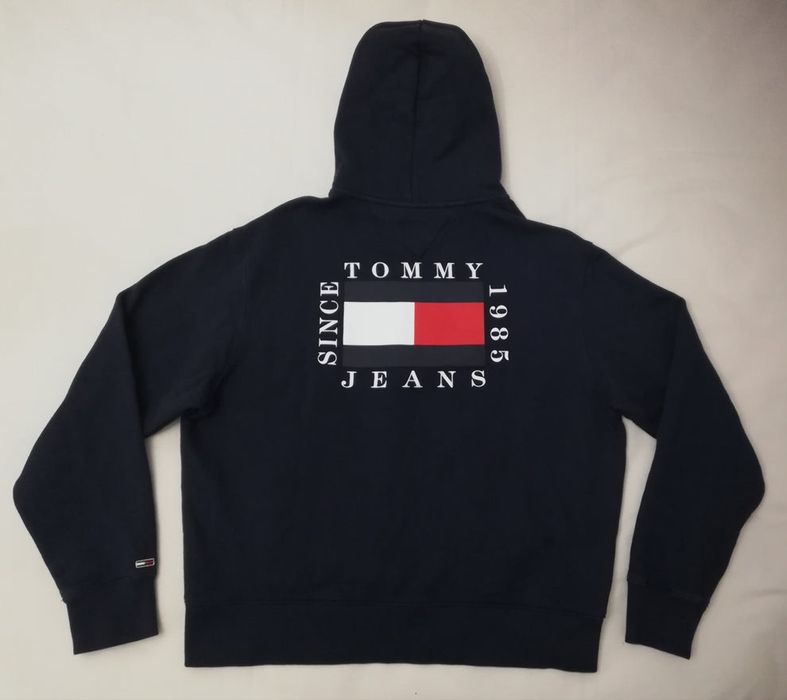 Tommy Jeans Logo Sweatshirt оригинално горнище XL памучен суичър горно