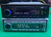 CD player auto JVC KD SH 99R/SH 909 R fata aluminiu