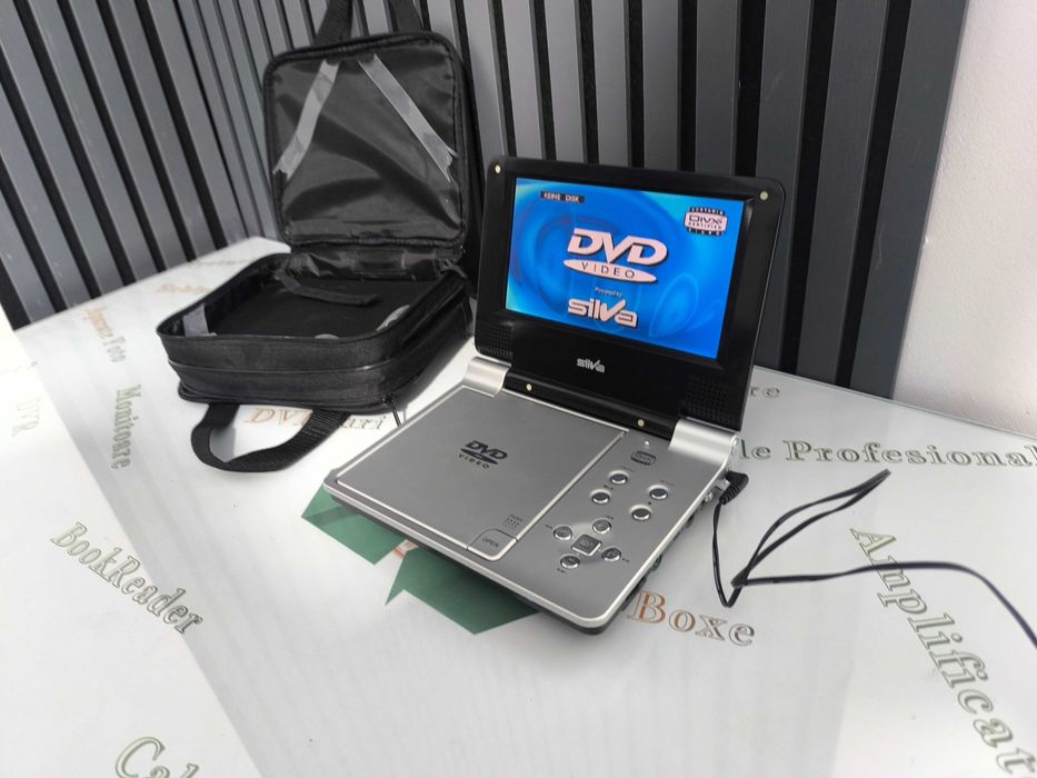 DVD Player Portabil Silva PT-3888 - 7" TFT-LCD, DivX