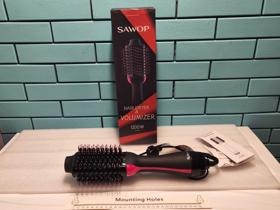 Sawop 4-в-1 четка сешоар и стилизатор за обем и изправяне на коса