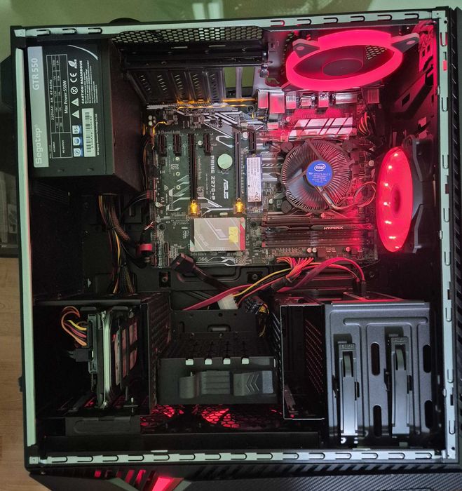 PC Gaming i5 7400,16GB DDR4,NVMe 512gb+HDD 500GB,Video RX 560