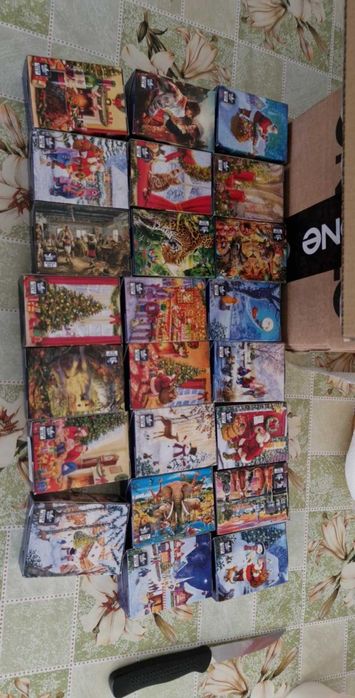 Mini puzzle-uri sau calendar advent