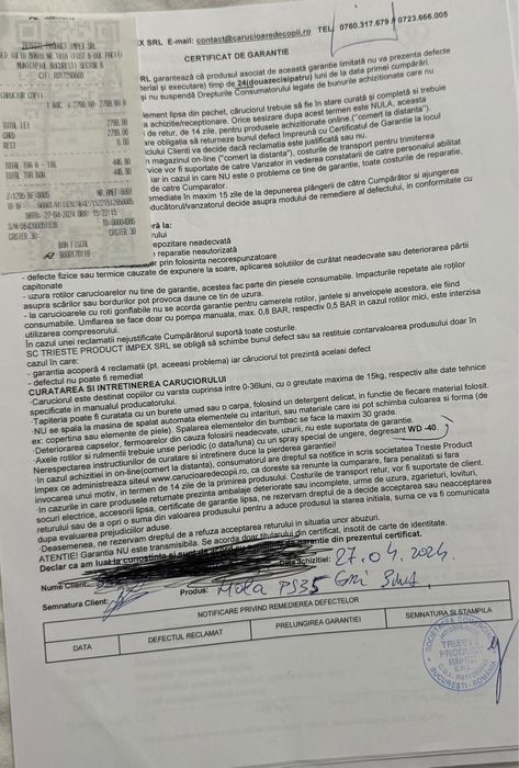 Cărucior 3 în 1 Adamex Nola – cu garanție până la 27.04.2026