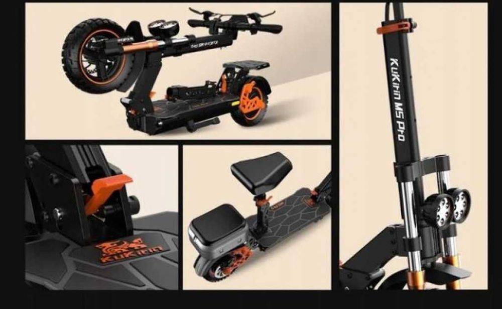 Електрическа тротинетка KuKirin M5 Pro – 1000W, 70 км пробег. сгъваема