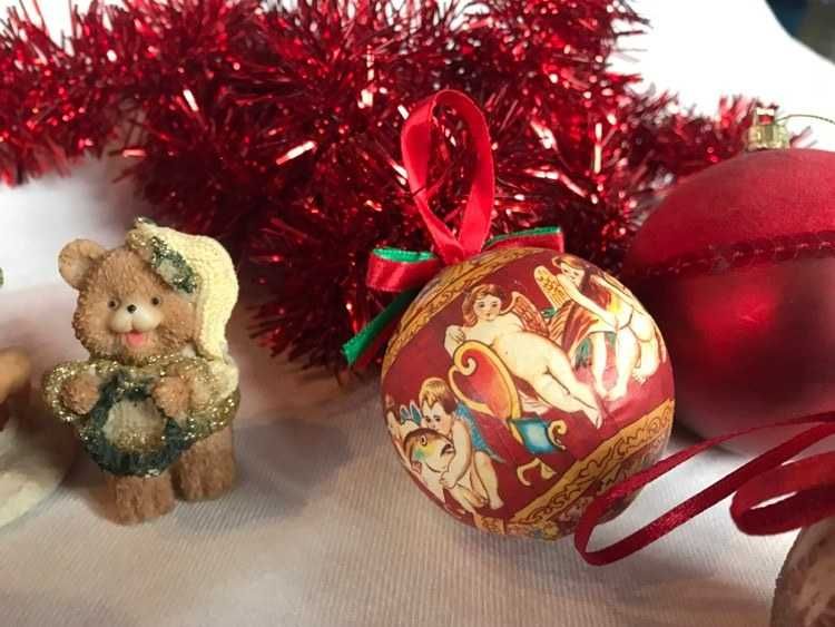 Украса за елха - два цвята