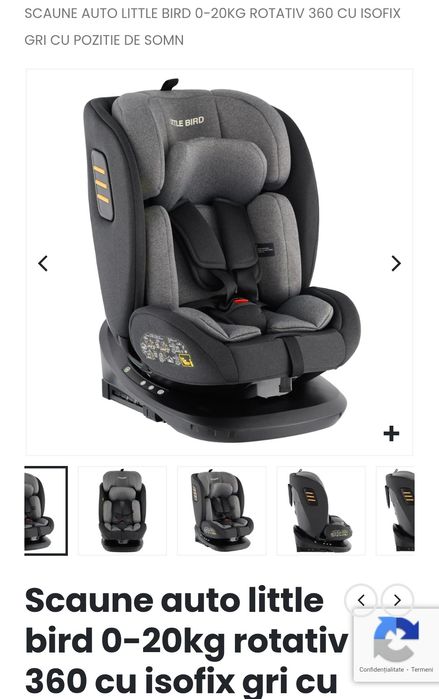 Vând scaun auto copii nou