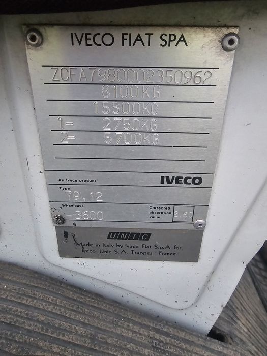 Vand Iveco Fiat 79.12 Basculabil